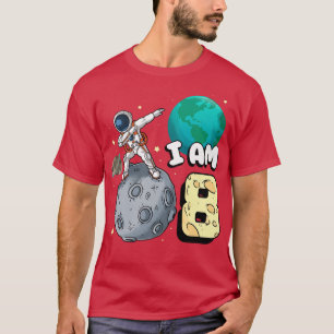 I am 8 Space Astronaut Kid Moon Walker 8th Birthda T-Shirt