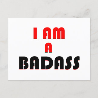 I Am A Badass, Daily Affirmation Flash Card