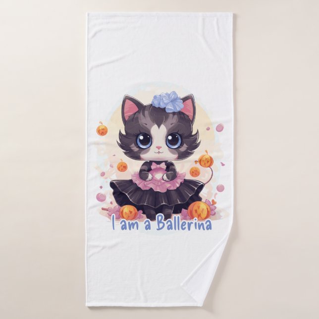 I am a Ballerina Bath Towel (Bath Towel)