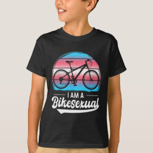 I Am A Bikeual Biual Cyclist Biker Bicycle Bike Bi T-Shirt