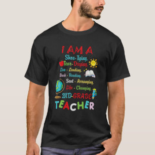 I Am A Book Reading Life Changing Proud 2Nd Grade T-Shirt