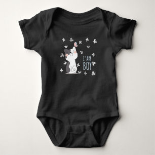 I Am A Boy Baby Bodysuit