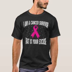 I Am A Cancer Survivor Pink Ribbon Breast Cancer A T-Shirt