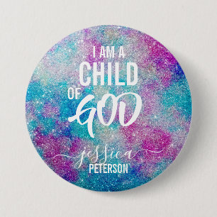 "I AM A CHILD OF GOD" Button Pin
