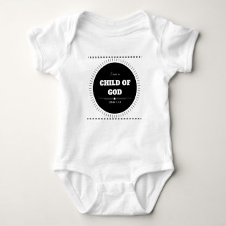 "I am a child of God" Christian Baby Bodysuit