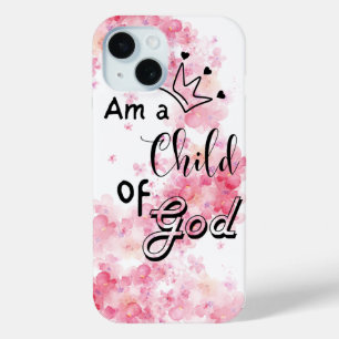 I Am a Child of God Christian Bible Verse Phone iPhone 15 Case