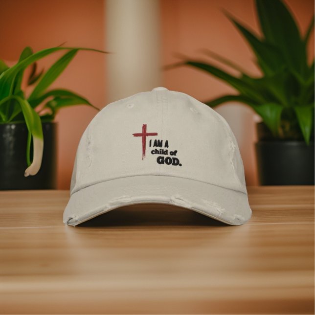 I am a Child of God Embroidered Hat (Creator Uploaded)