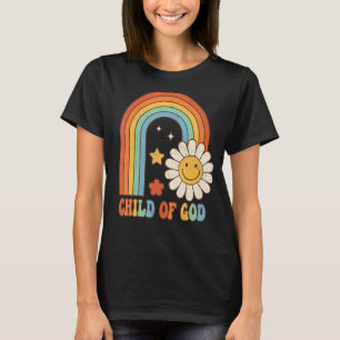 I am a Child of God Groovy Rainbow Flower John 112 T-Shirt