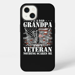 I am a Dad Grandpa and a Veteran Nothing scares me iPhone 13 Case