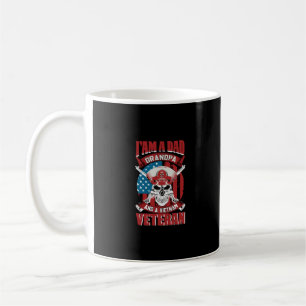 i am a dad grandpa and a vietnam veteran coffee mug