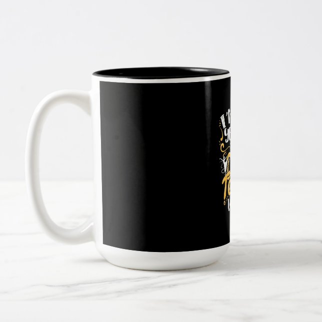 I Am A Dance Teacher Two-Tone Coffee Mug (Left)