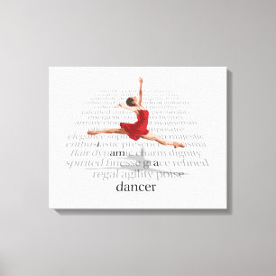 I Am A Dancer Canvas Print