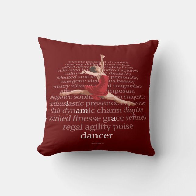 I Am A Dancer Cushion (Front)