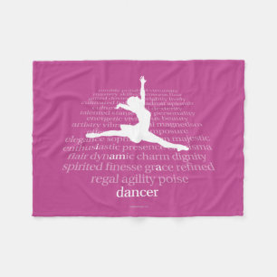 I Am A Dancer Fleece Blanket