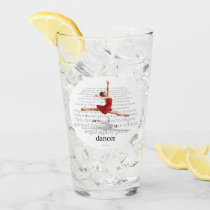 I Am A Dancer Glass
