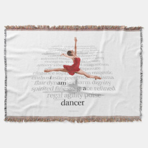 I Am A Dancer Throw Blanket