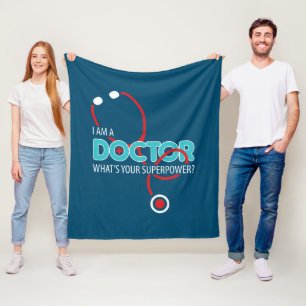 I am a Doctor Fleece Blanket