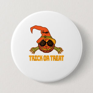 I am a evil pumpkin trick or treat Halloween 7.5 Cm Round Badge