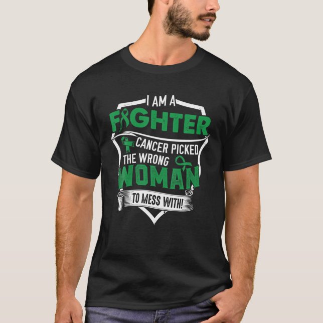 I Am A Fighter- Biliary Atresia Awareness Supporte T-Shirt (Front)