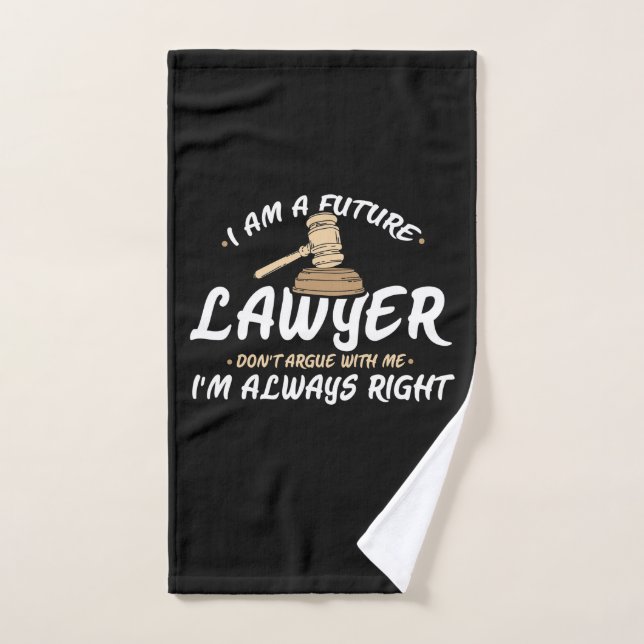 I Am A Future Lawyer Hand Towel (Hand Towel)