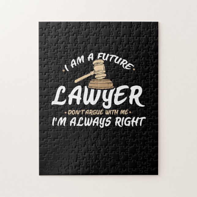 I Am A Future Lawyer Jigsaw Puzzle (Vertical)