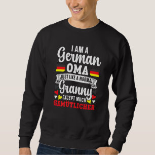 I Am A German Oma Grandma Deutschland Germany Flag Sweatshirt
