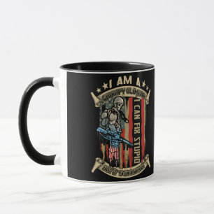 I AM A Grumpy Old Man I Can Fix Stupid But It's Mug