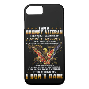 I Am A Grumpy Veteran Case-Mate iPhone Case
