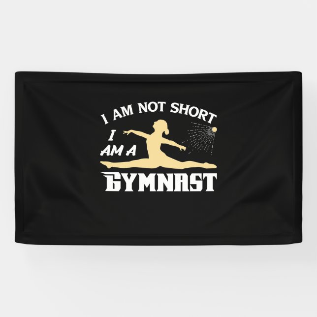 I Am A Gymnast Banner (Horizontal)