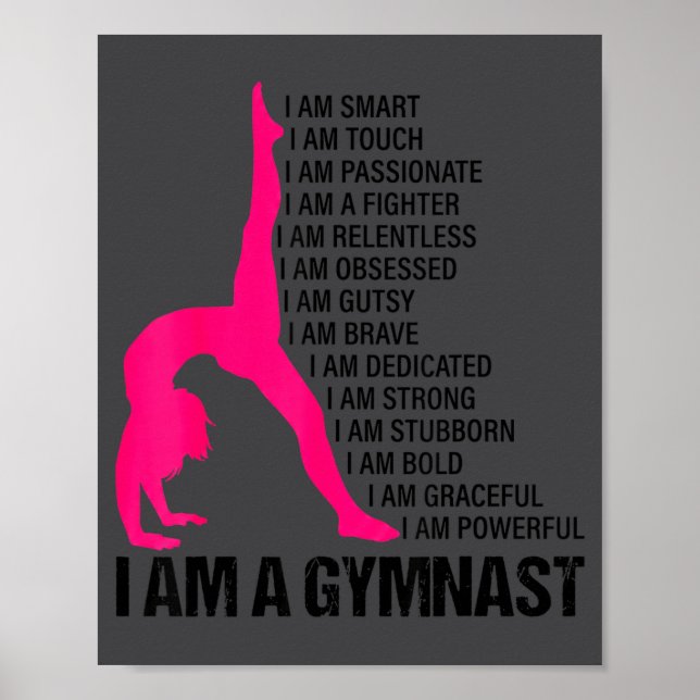 I Am A Gymnast  Poster (Front)