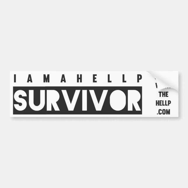 I am a HELLP Survivor Bumper Sticker (Front)