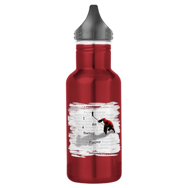 I am a Hockey Player 532 Ml Water Bottle (Left)