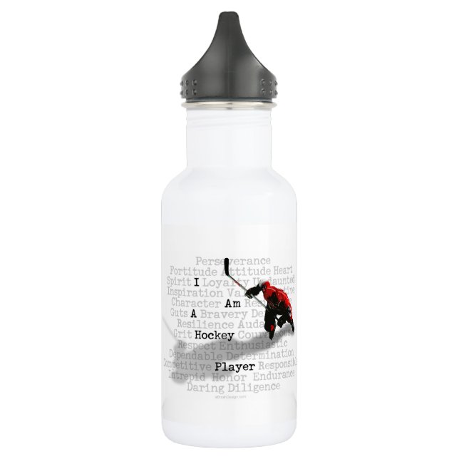 I am a Hockey Player 532 Ml Water Bottle (Left)
