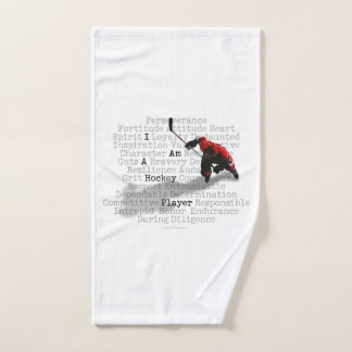 I am a Hockey Player Bath Towel Set