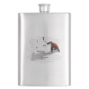 I am a Hockey Player Hip Flask