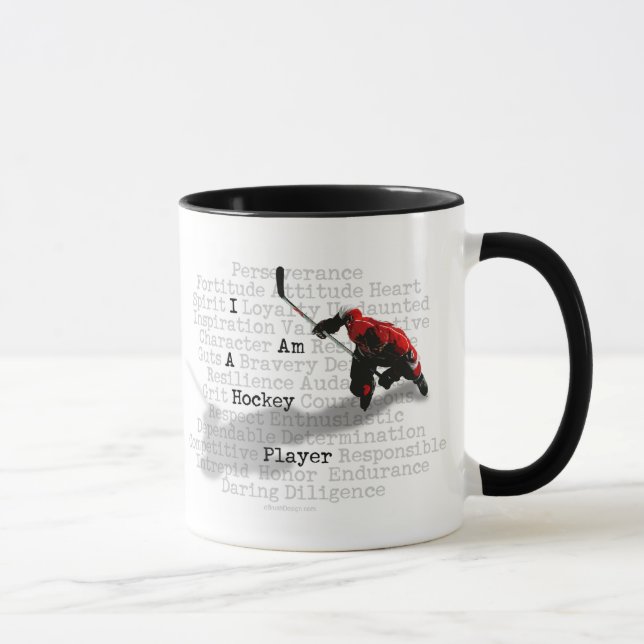 I am a Hockey Player Mug (Right)