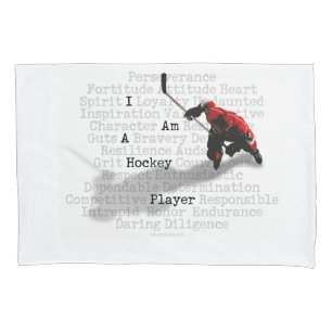 I am a Hockey Player Pillowcase