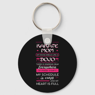 I Am A Karate Mum Japanese Martial Arts Mothers Da Key Ring