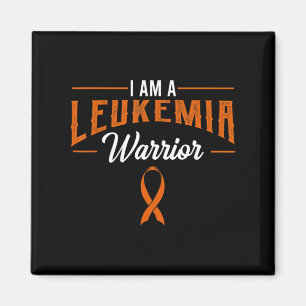 I Am A Leukaemia Warrior Blood Cancer Awareness Or Magnet
