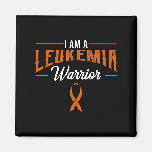 I Am A Leukaemia Warrior Blood Cancer Awareness Or Magnet (Front)