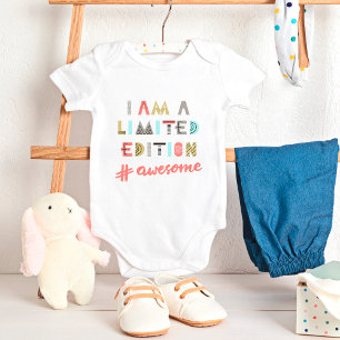I AM A LIMITED EDITION #awesome Kids Baby Bodysuit