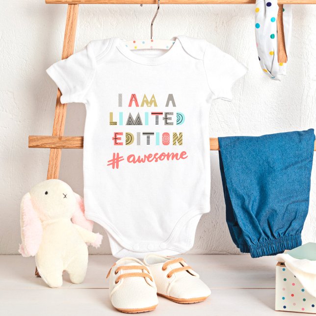 I AM A LIMITED EDITION | #awesome | Kids Baby Bodysuit (Creator Uploaded)
