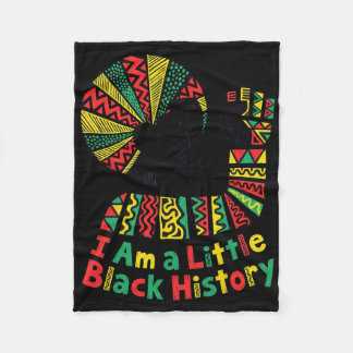 I Am A Little Black History Toddler Juneteenth By  Fleece Blanket