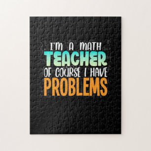 I Am A Math Teacher Jigsaw Puzzle