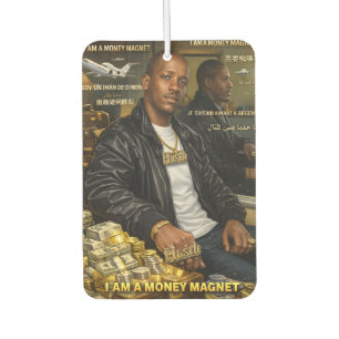 I AM A MONEY MAGNET AIR FRESHENERS