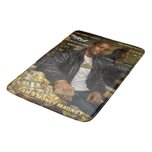 I AM A MONEY MAGNET BATH MAT (Angled)