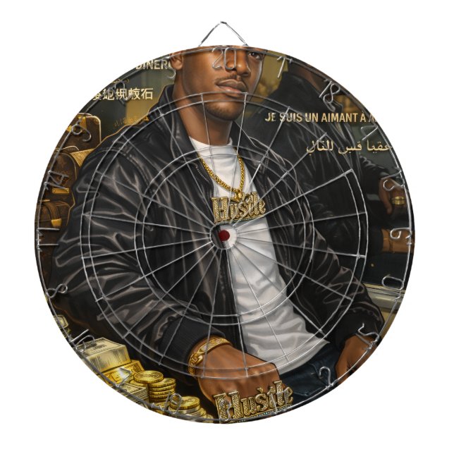 I AM A MONEY MAGNET DARTBOARD (Front)