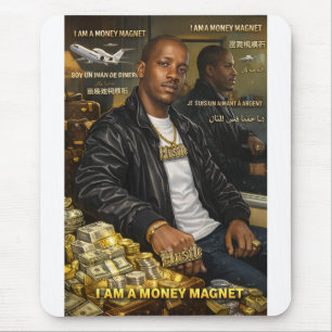 I AM A MONEY MAGNET MOUSE PAD