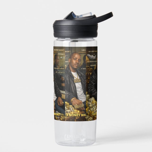 I AM A MONEY MAGNET WATER BOTTLES (Left)
