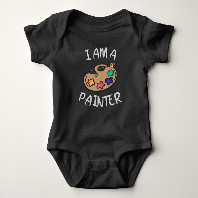 I am a Painter Baby Bodysuit (Front)